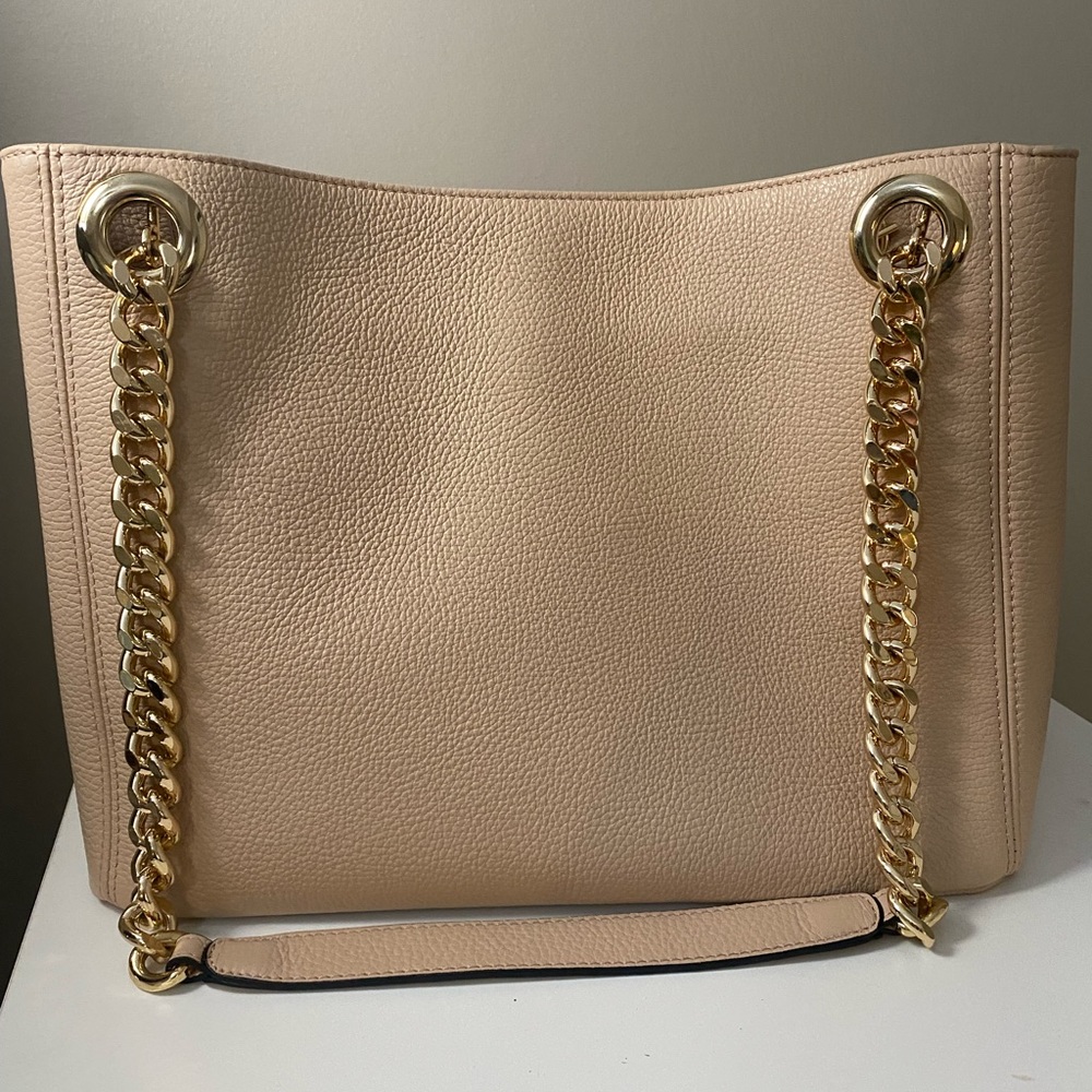 Beautiful Valentino Nude Leather Tote - like new